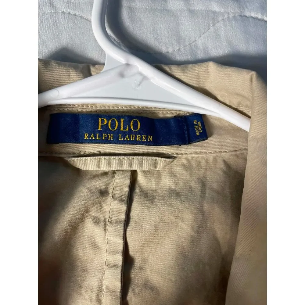 POLO RALPH LAUREN-Men Cotton Blazer-Goldish/Tan Color 48L